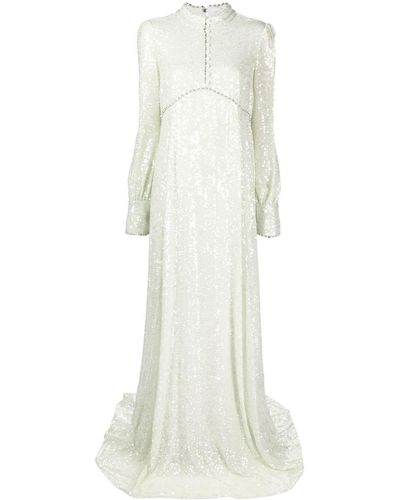 Erdem スパンコール ドレス - ホワイト