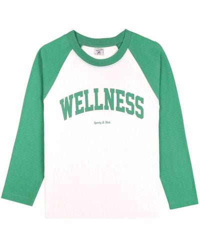 Sporty & Rich Wellness Ivy Tシャツ - グリーン
