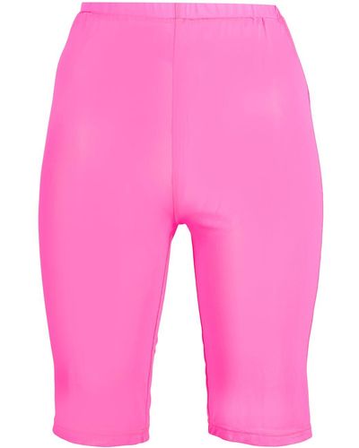 David Koma High-rise Cycling Shorts - Pink