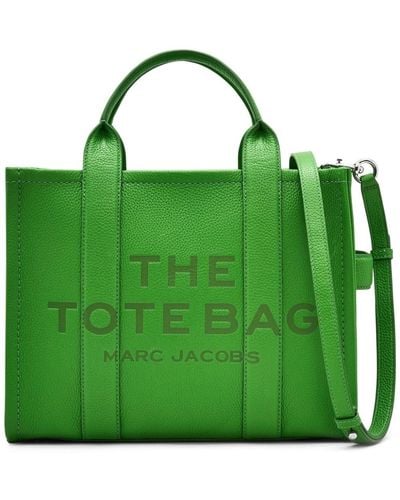Marc Jacobs The Leather Medium Tote Bag - Green