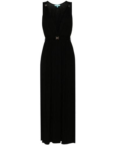 Melissa Odabash Harper V-neck Maxi Dress - Black