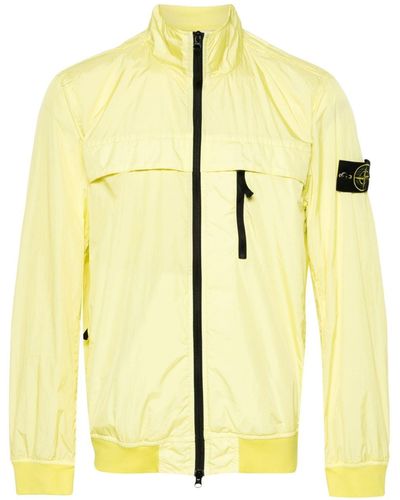 Stone Island Reps Zip-up Lightweight Jacket - Yellow