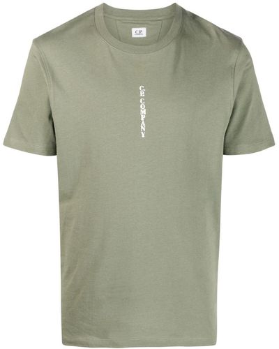 C.P. Company Camiseta con logo estampado - Verde