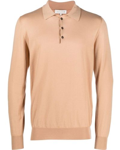 Mackintosh Long-sleeve Polo Shirt - Natural