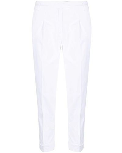 Jacob Cohen Nicole Cropped Trousers - White