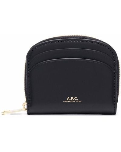 A.P.C. Demi-lune Mini 財布 - ブラック