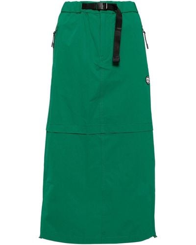 Chocoolate Elasticated-waist Midi Skirt - Green