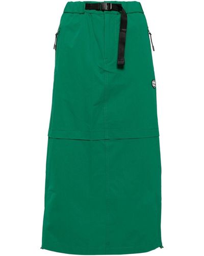 Chocoolate Elasticated-waist Midi Skirt - Green