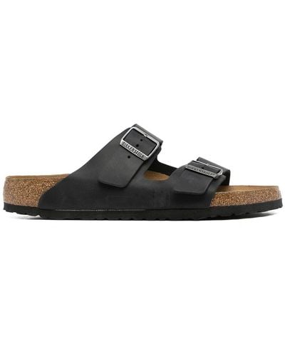 Birkenstock Arizona Sandalen Met Dubbele Bandjes - Zwart