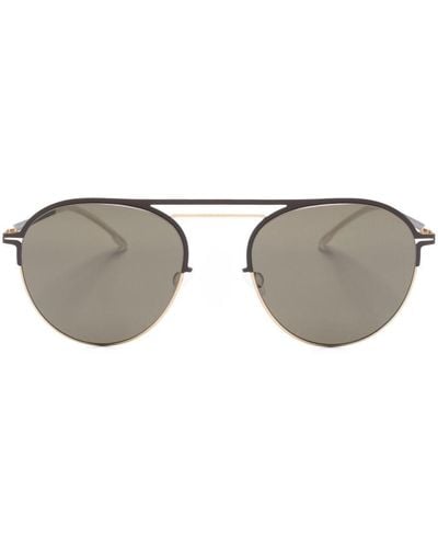 Mykita Duane Pilot-frame Sunglasses - Gray