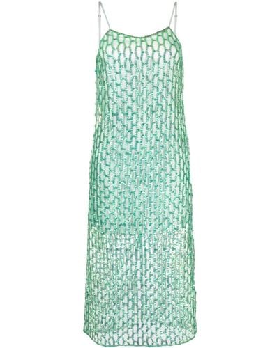 Forte Forte Mini-jurk Met Pailletten - Groen