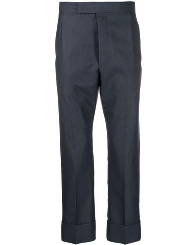Thom Browne Fit 1 Backstrap Pants - Blue
