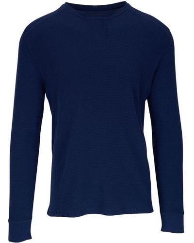 Vince T-shirt a maniche lunghe - Blu