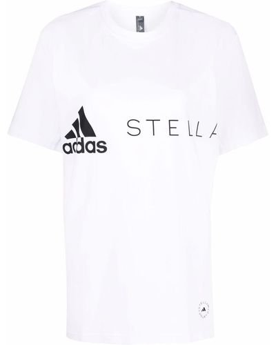 adidas By Stella McCartney ロゴ Tシャツ - ホワイト