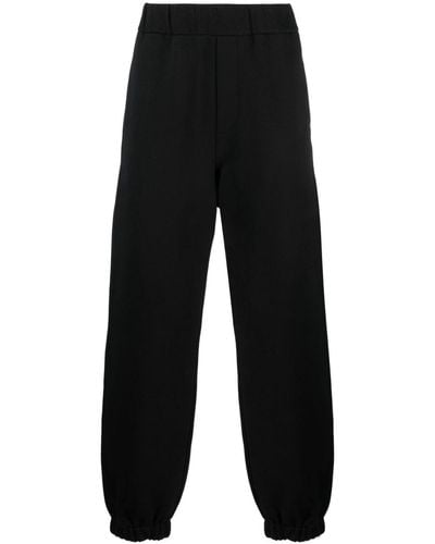 OAMC Elasticated-waist Cotton Track Trousers - Black