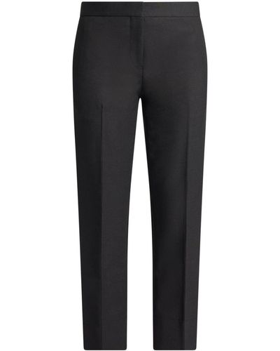 Ferragamo Tailored Cropped Trousers - Black