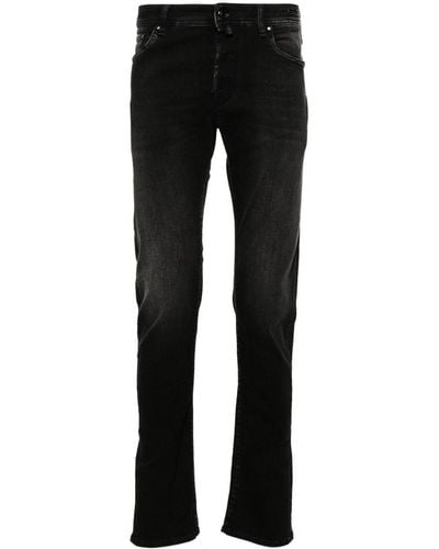 Jacob Cohen Nick Slim-fit Jeans - Zwart