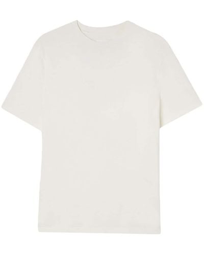 Jil Sander T-Shirt mit Logo-Print - Weiß