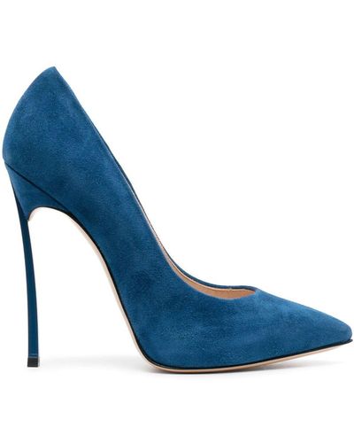 Casadei Escarpins Blade 125 mm - Bleu