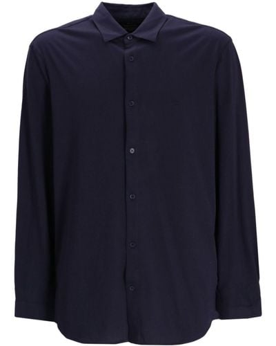 Armani Exchange Katoenen Overhemd - Blauw