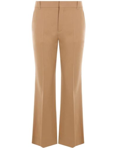 Chloé Cropped tailored trousers - Natur