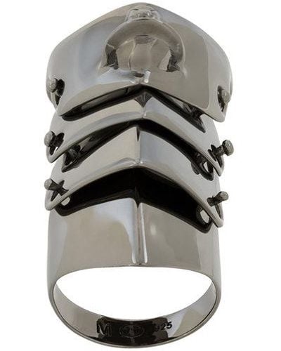 Vivienne Westwood Armor Knuckle Ring - Metallic