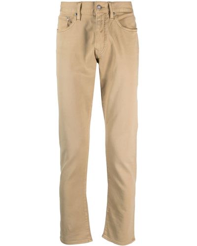 Polo Ralph Lauren Pantalones rectos con parche del logo - Neutro