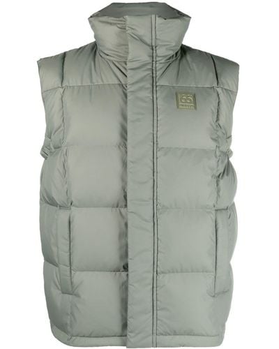 66 North Logo-patch Padded-design Gilet - Green