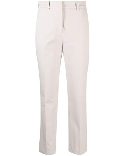 Calvin Klein Slim-cut Tailored Pants - Gray