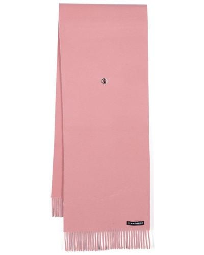 Y. Project Fringed Virgin Wool Scarf - Pink