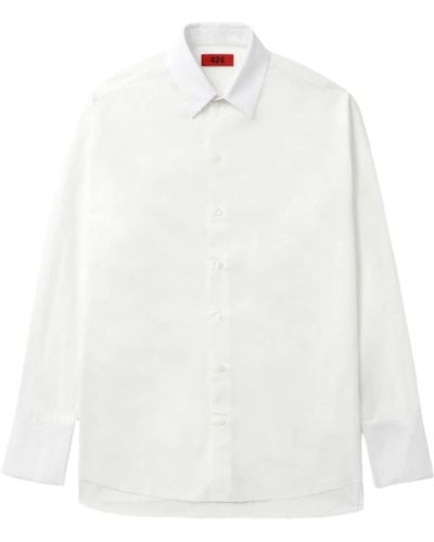 424 Camisa con cuello clásico - Blanco