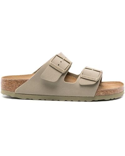 Birkenstock Arizona Leather Flat Sandals - White