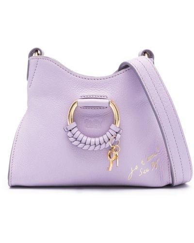 See By Chloé Mara Leather Mini Bag - Purple