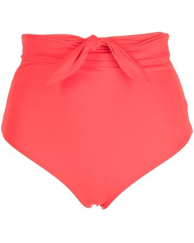 Mara Hoffman High Waist Bikinislip - Rood