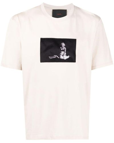Limitato T-Shirt mit grafischem Print - Weiß