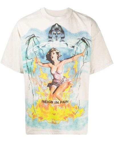Represent Reign In Pain Graphic T-shirt - Multicolour