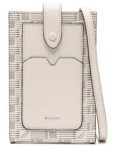 Moreau Phone Pouch Leather Bag - White