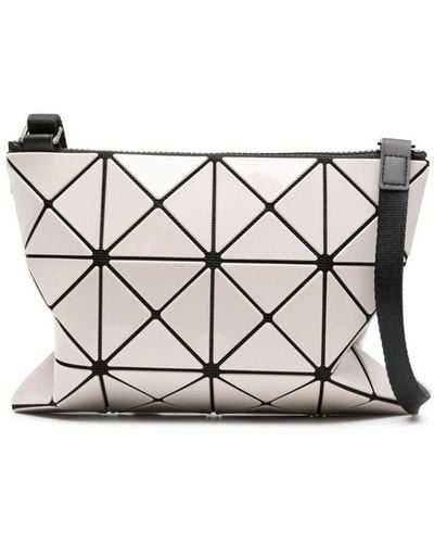 Bao Bao Issey Miyake Lucent Gloss Geometric Crossbody Bag - White