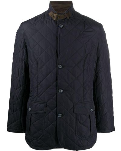 Barbour Lutz Quilted Jacket - Blue