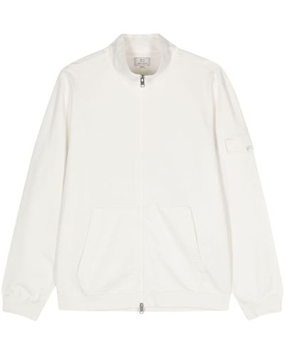 Woolrich Sweatshirtjacke mit Reißverschluss - Weiß
