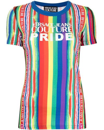 Versace T-shirt Pride Project - Multicolore