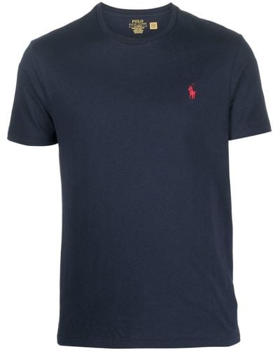 Polo Ralph Lauren ロゴエンブロイダリー Tシャツ - ブルー