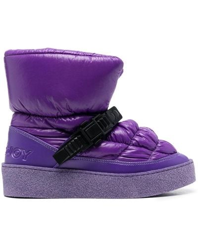 Khrisjoy Ankle Padded-design Ski Boots - Purple