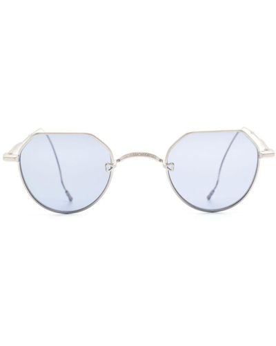 Matsuda Heart-motif Pilot-frame Sunglasses - White
