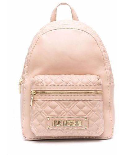 Love Moschino backpack in synthetic leather with logo