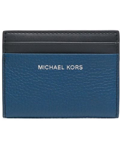 Michael Kors Hudson Bi-fold Wallet - Blue