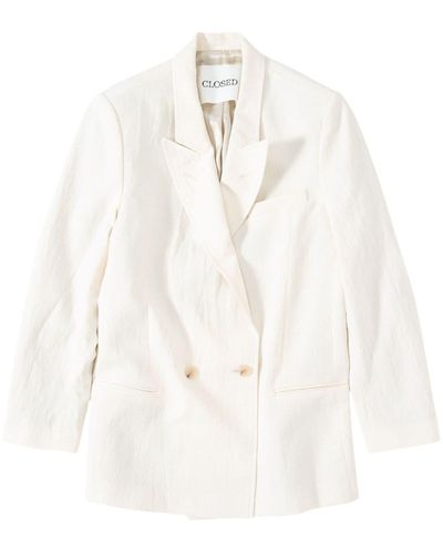 Closed Kaycee Double-breasted Blazer - White