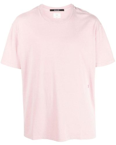 Ksubi Biggie Short-sleeve Cotton T-shirt - Pink