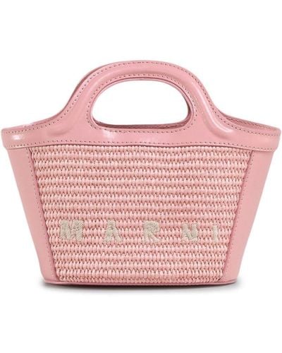 Marni Micro Tropicalia Shopper - Pink
