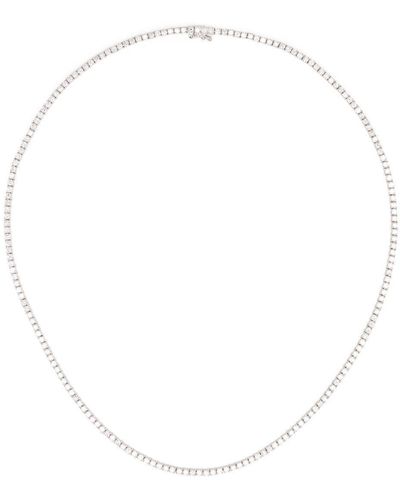 Anita Ko Choker Hepburn in oro bianco 18kt con diamanti - Metallizzato